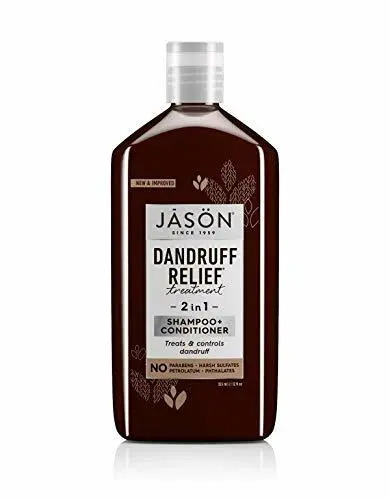 Jason Natural Dandruff Relief Treatment 2 In 1 Shampoo Conditioner 12 Fl