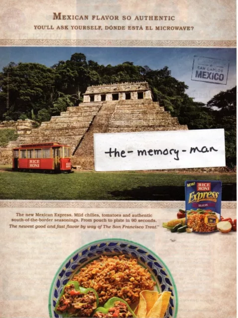 Rice A Roni Express San Carlos Mexico 2006 Picture Print Ad Clipping Page