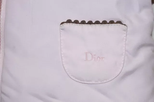 650 $ NEUVE veste bébé Dior fille parka rose clair rose fabriquée en FRANCE 6 M mois 3