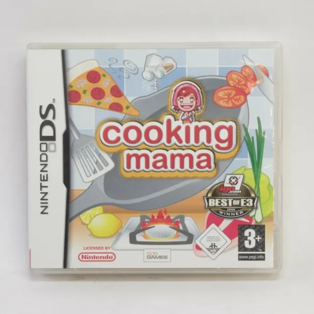 Cooking Mama (2006) Nintendo DS Game Complete w/ Manual & Case 505 Games PEGI 3+