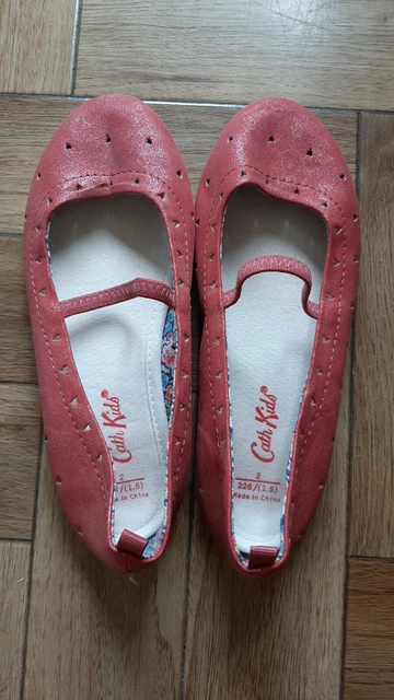 Cath Kidston red children pumps - size UK  2