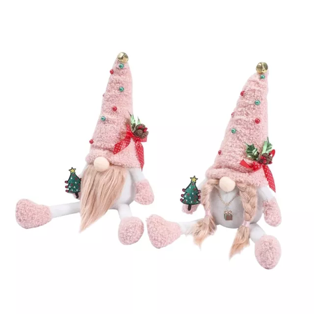 Christmas Gnome Pink for Doll for Party Home Bedroom Decoration Figurine To