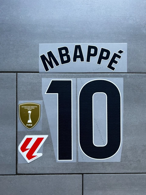 Flocage MBAPPE #9 2024 2025 Domicile Madrid