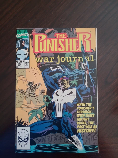 Punisher War Journal #23 (1988 Series) Direct Vol. 1 Marvel Comic Book Oct 1990