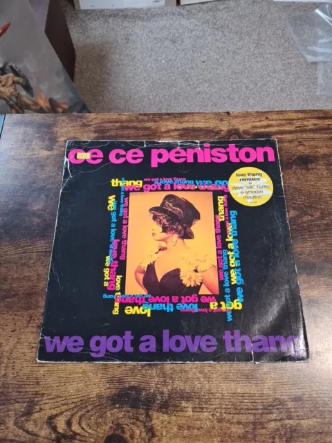 Ce Ce Peniston - We Got A Love Thang - A&M - AMY846 - 12" 33rpm - 1st Press