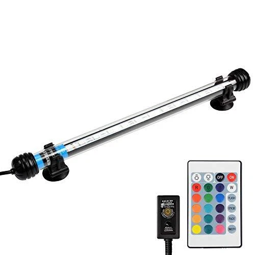 Submersible Aquarium Light, Underwater RGB Multicolor LED Lights for Fish.