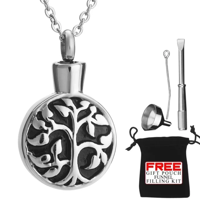 Urn Collana Gioielli Cremazione Ceneri Cuore Pendent Locket Per Funeral Memorial