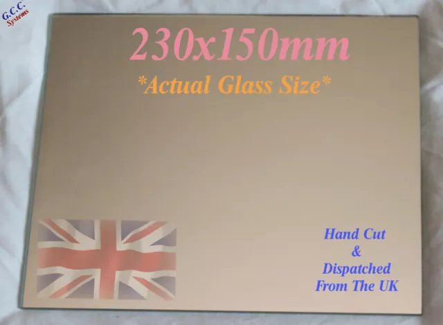 230 x 150mm Mirror Glass Plate For Heated 3D Printer Bed Creality ANet Prusa