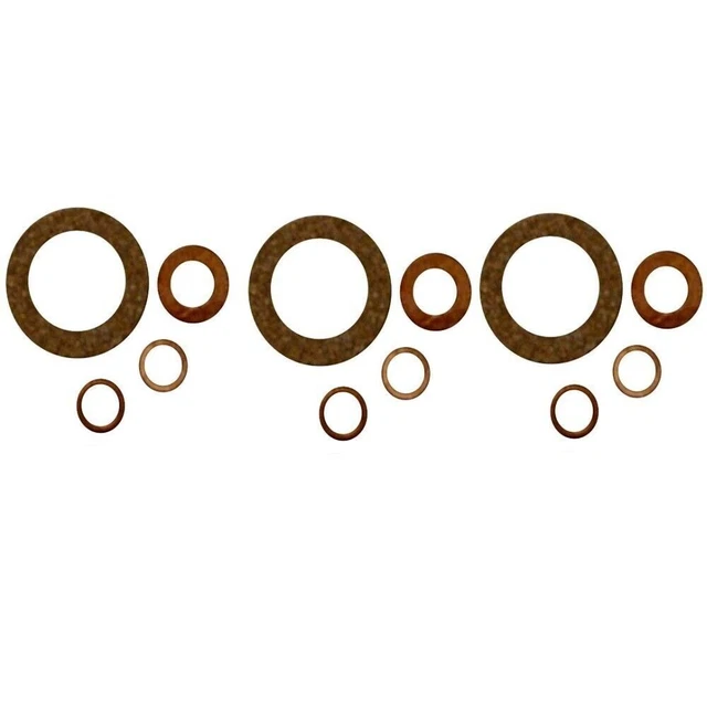 81806277 C5NE9F596A 66776 Set Of 3 Injector Seals Fits Ford Diesel Tractors