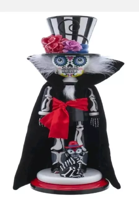 Kurt Adler Hollywood Nutcracker - Day of the Dead Christmas Nutcracker 16" New