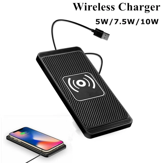 10W Qi Auto Wireless Charger Handy Ladematte KFZ Automatisch Induktion Ladegerät