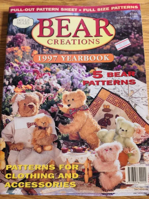 Australian Dolls Bears And Collectables Bear Creations Yearbook Magazine 1997