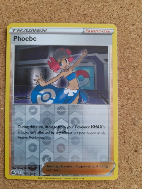 130/163 PHOEBE | Reverse Holo Uncommon Trainer | Pokemon Card Battle Styles  TCG 1.40 - PicClick UK