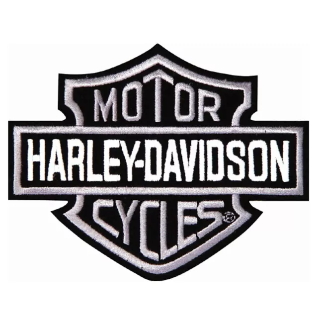 Embroidered Motorcycle / Biker Patch Pair - HD 2