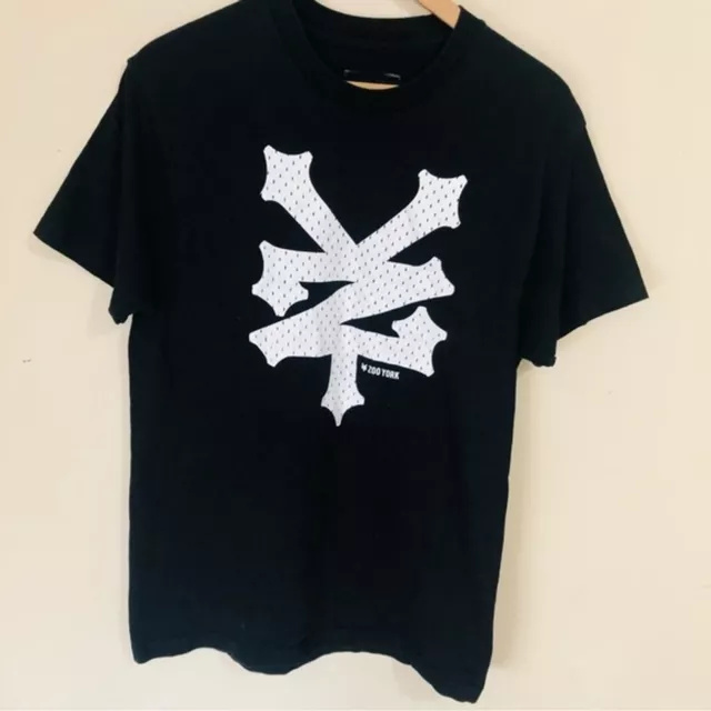 Zoo York Logo Tee Black White Size Large Mens