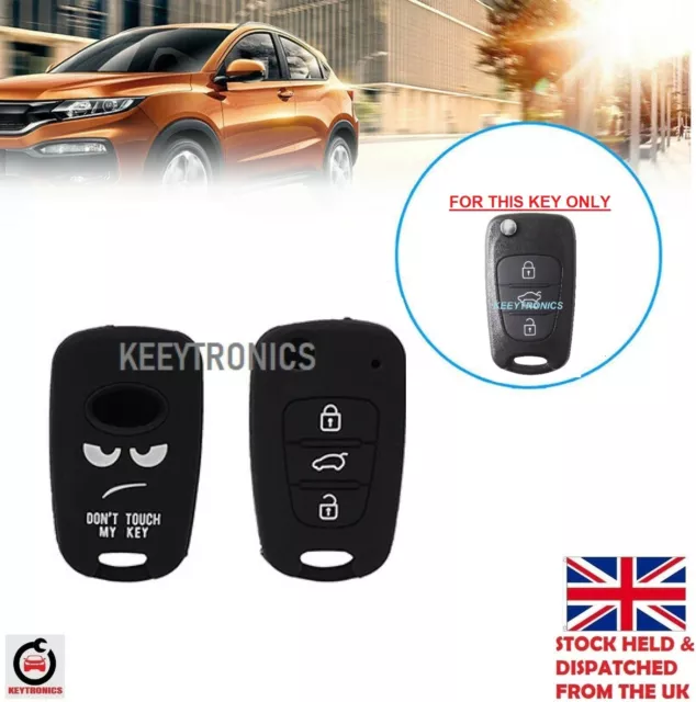 3 Button Silicone Flip Key Fob Cover Case For Hyundai i30 i20 ix35 for KIA A92