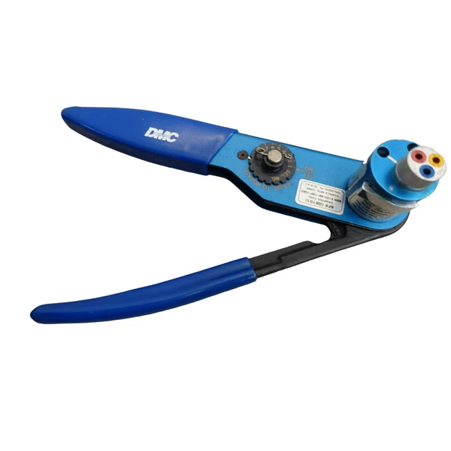 DMC USA Strumento da crimpatura AF8 M22520/1-01 con cricchetto a mano 20-12 AWG torretta Daniels