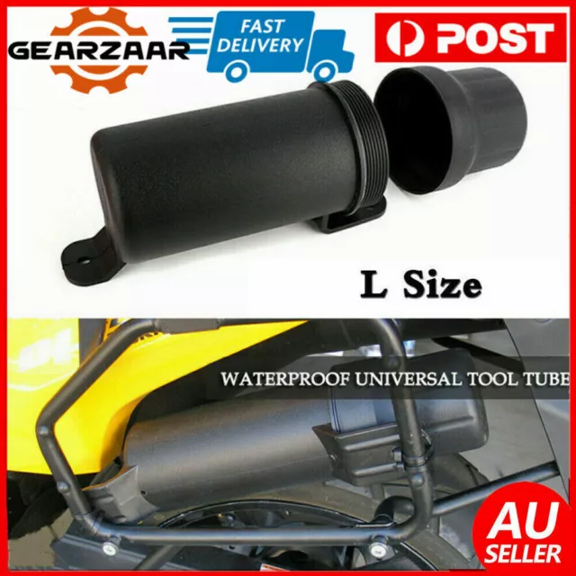 Universal Waterproof Motorcycle Tool Tubes Gloves Raincoat Fuel Storage Bottle