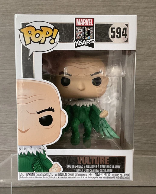 Lot De 4 Funko Pop Marvel 80 Ans - Black Widow 551, Vulture 594, Beast 505 & 501