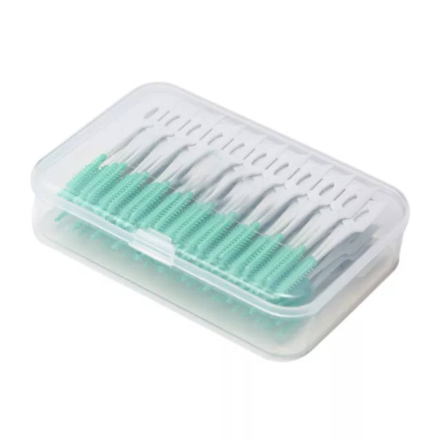 Anself 160PCS Brosses interdentaires Poils ultra serrés Nettoyants Y4G0