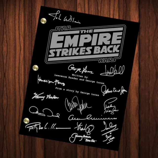 Star Wars Movie Script Reprint Full Screenplay Star Wars The Empire Strikes Back