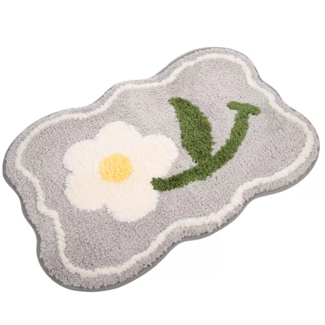 Saugfähiger Teppich Plastik Kind Badezimmerteppiche Blumendekorationen