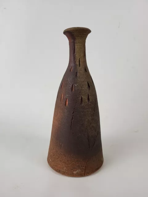 Vase soliflore en grès de Puisaye