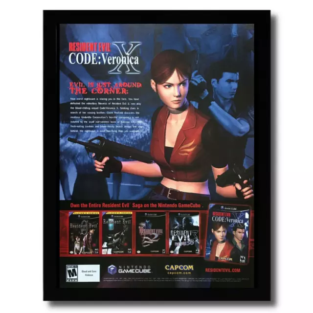 Resident Evil Code: Veronica X Pôster/manual Ps2(patch) - Escorrega o Preço