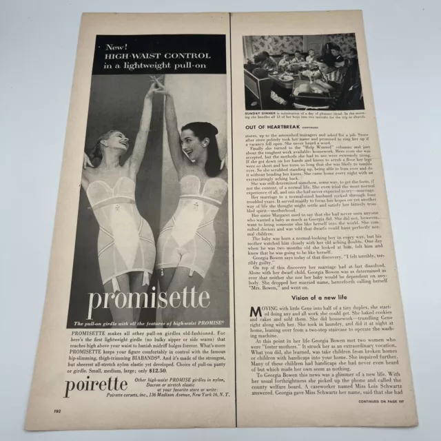 Poirette (Lingerie) 1957 Promise Girdle, Corselette