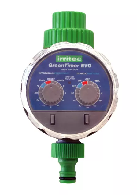 Centralina per Irrigazione Programmatore a Batteria Automatico 1 Via Green Timer