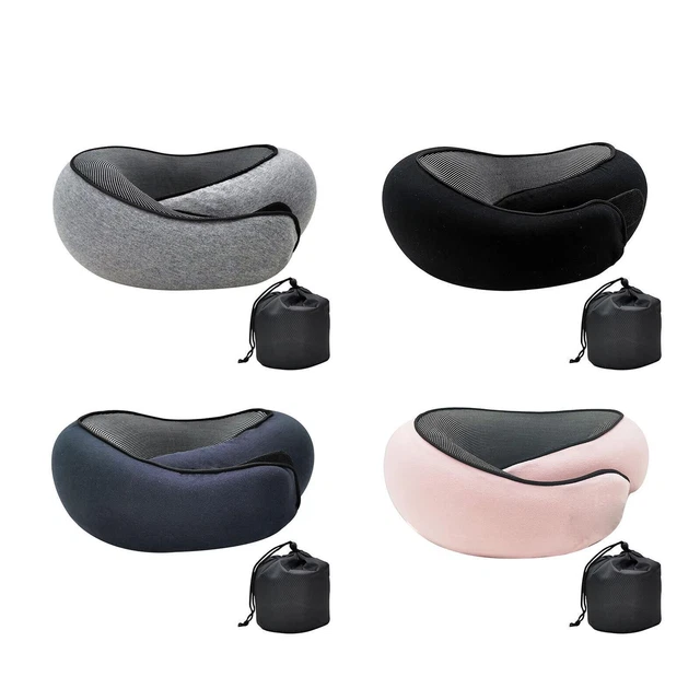 Memory Foam U-shaped Pillow Airplane Car Travel Sleeping Neck Pillow