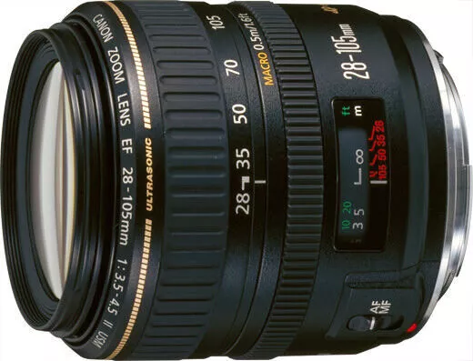 Choice of Canon 28-105mm f/4.0-5.6 f/3.5-4.5 USM EF-Mount Auto Focus Zoom Lens