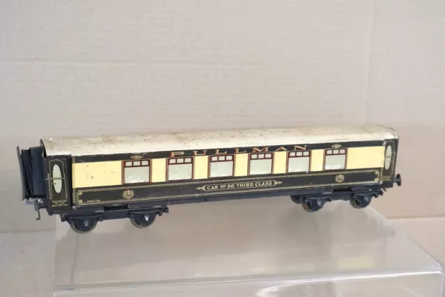 LEEDS MODEL COMPANY LMC O GAUGE PULLMAN 3rd CLASS COACH CAR No 86 oi