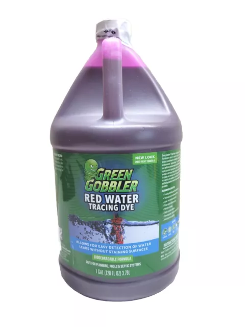 QTY=1 GALLON: Red Water Tracing & Leak Detection Flourescent Dye