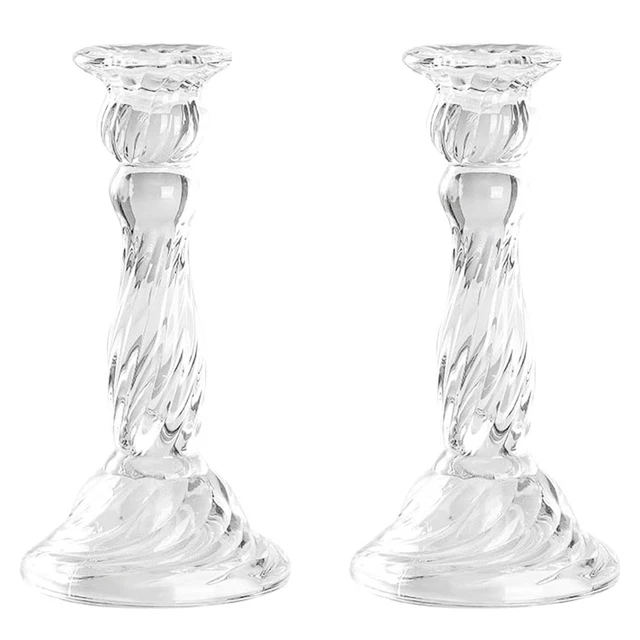 Lot De 4 Bougeoirs Williams Sonoma - Dinde En Verre Transparent - Thanksgiving - Occasion