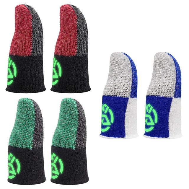 Ensemble De Manchons De Doigt De Jeu Mobile De 20 Pièces, Manchon De Doigt Pour écran Tactile Respirant Anti-transpiration Pour PUBG/Légendes Mobiles/couteaux