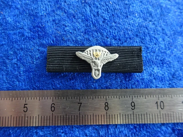 (S1-240) Slowakei Fallschirmjäger Springerabzeichen Ribbon US/NATO 37mm