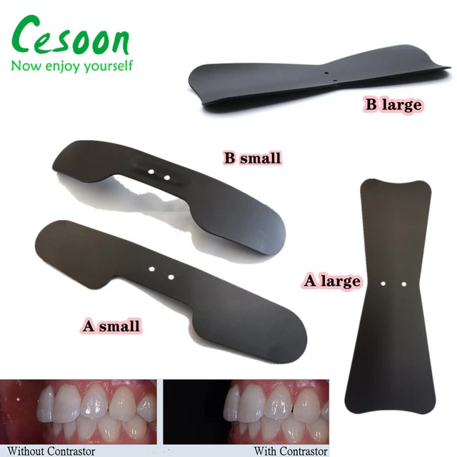 Dental Photo Contrast Board Oral Photography Black Background Palatal Contraster