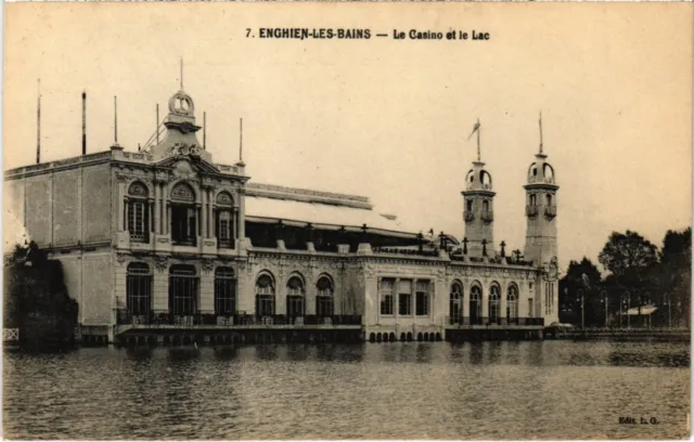 CPA Enghien les Bains Le Casino et le Lac FRANCE (1333005)