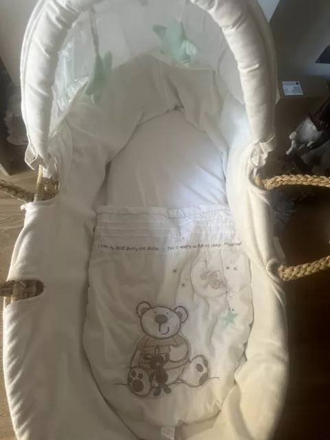 Used moses basket and stand cheap