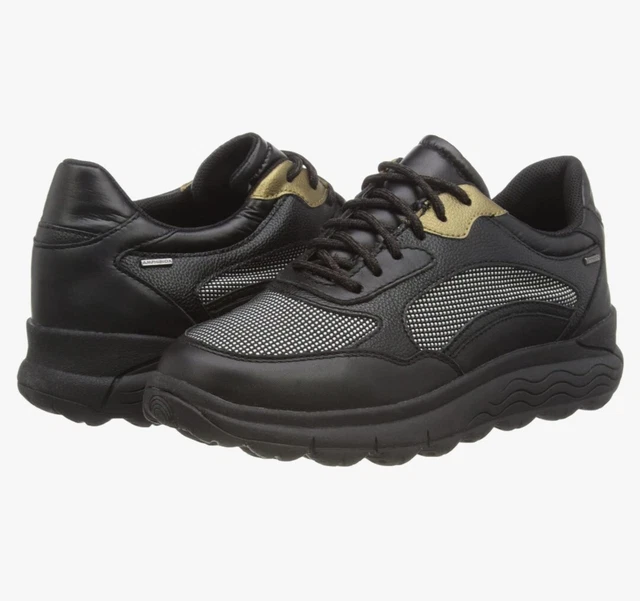 SCARPE IN PELLE GEOX Donna SPHERICA 4x4 ABX Nero 41 Sneakers