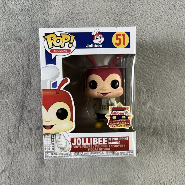 RARE Funko Pop Jollibee Philippine Barong #51 Independence Day Exclusive NEW