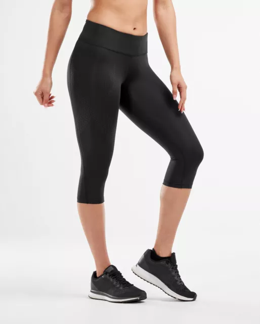 2XU Women's Mid-Rise Compression 3/4 Tights - Medium Small Extra Small