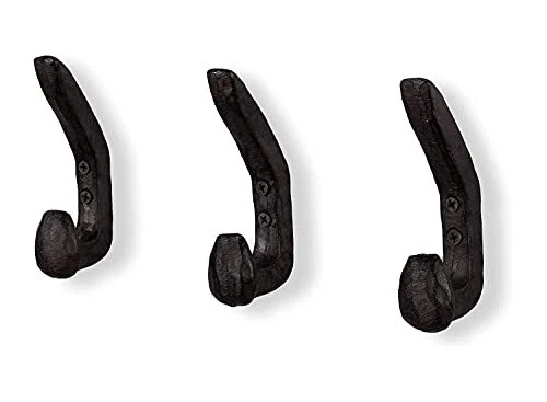 Rustic State Halle Wall Mount Cast Iron Hooks Coat Towel Bag Hat Hanger Multi...
