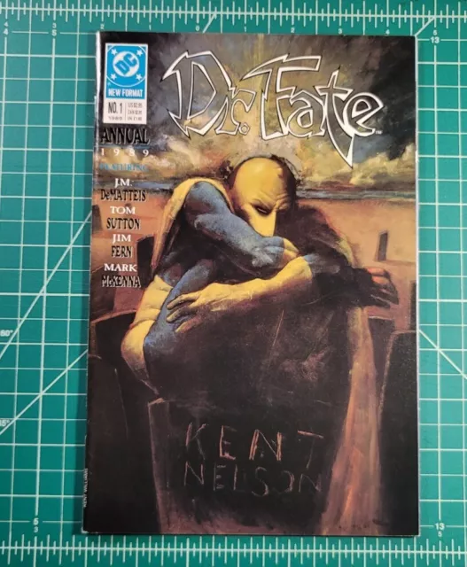 DR. FATE ANNUAL # 1 (1989) DC Comics Vol. 2 J.M. DeMatteis Kent Williams VF+