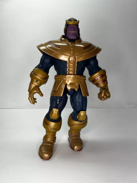 Disney Store Marvel Avengers THANOS Talking Action Figure Lights Sounds 14" Used