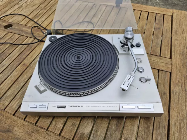 Platine Vinyl Thomson TL070T Entraînement Direct Automatique Vintage Full Auto