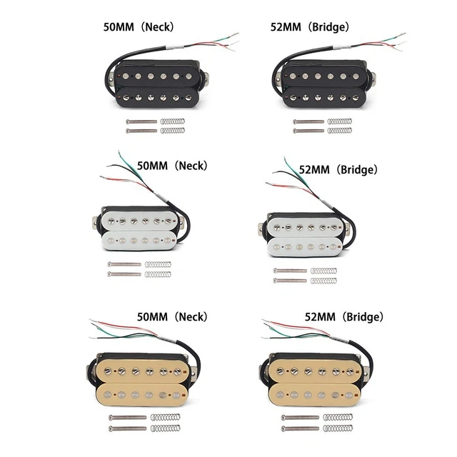 Gitarre Pickup Humbucker doppelspulig Keramik Neck Bridge für ST SQ Gitarre