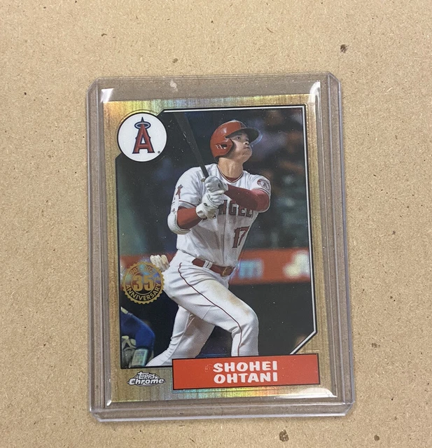 2022 TOPPS CHROME 1987 35th Anniversary Shohei Ohtani 87BC2 Los