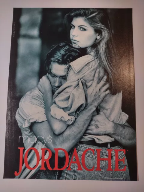 Jordache Fashion Apparel Jeans Embrace Vintage 1990s Print Advertisement